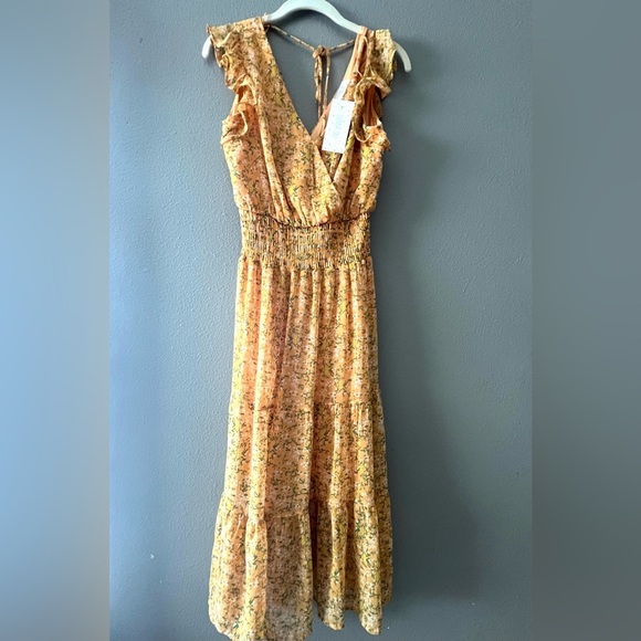 SIENNA SKY⚡Floral Yellow Dress - Picture 1 of 3